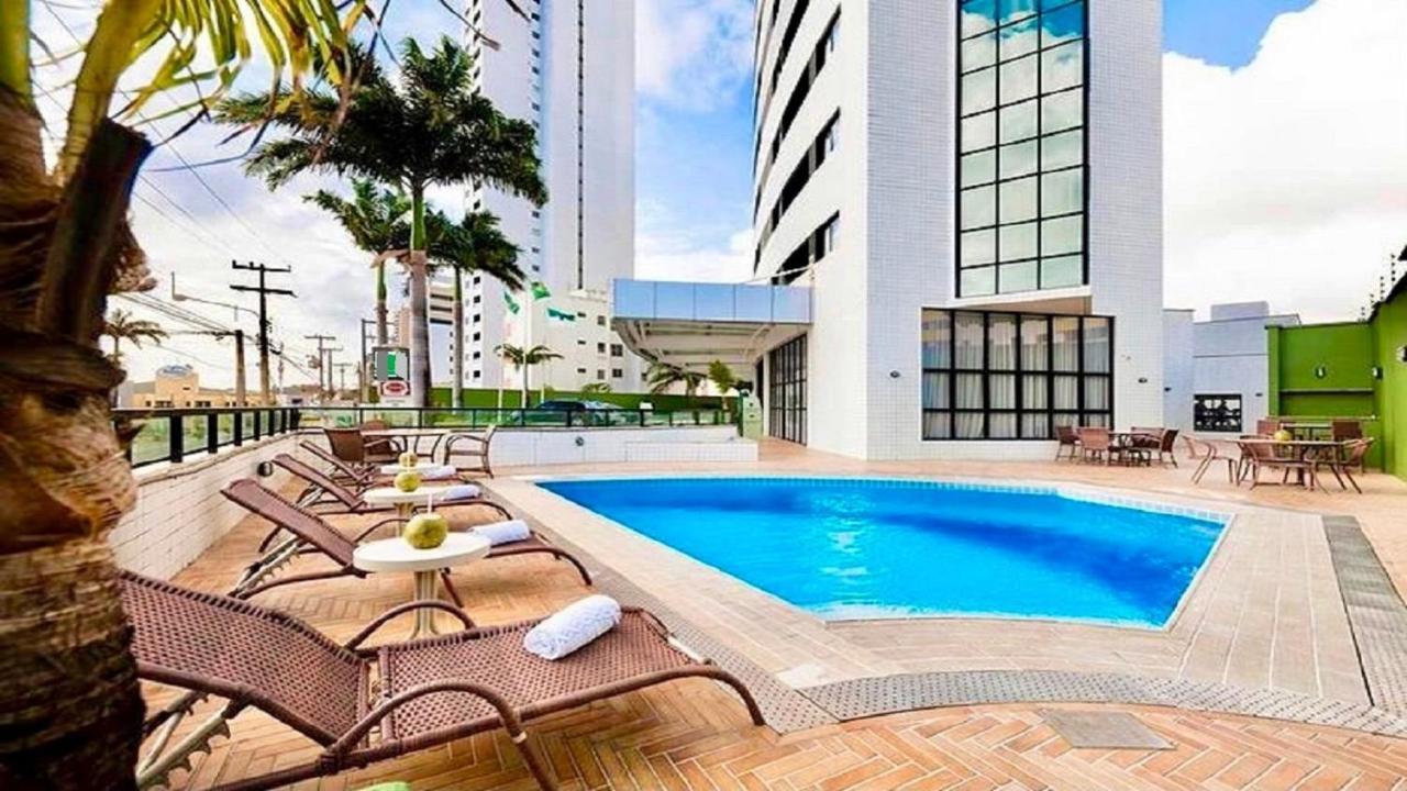 شقة Natal Plaza 1608 Praia - Nbi - Praia Ponta Negra - Vista X Mar المظهر الخارجي الصورة